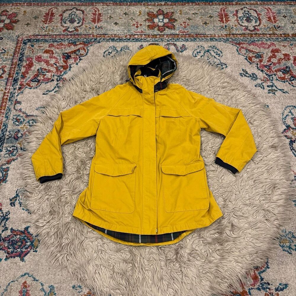 Pendleton Women's Yellow Hooded plaid lined Jacket XL